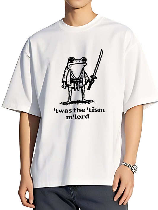 T-shirt Tokyo-tiger-focused-samurai-frog-washed-t-shirt