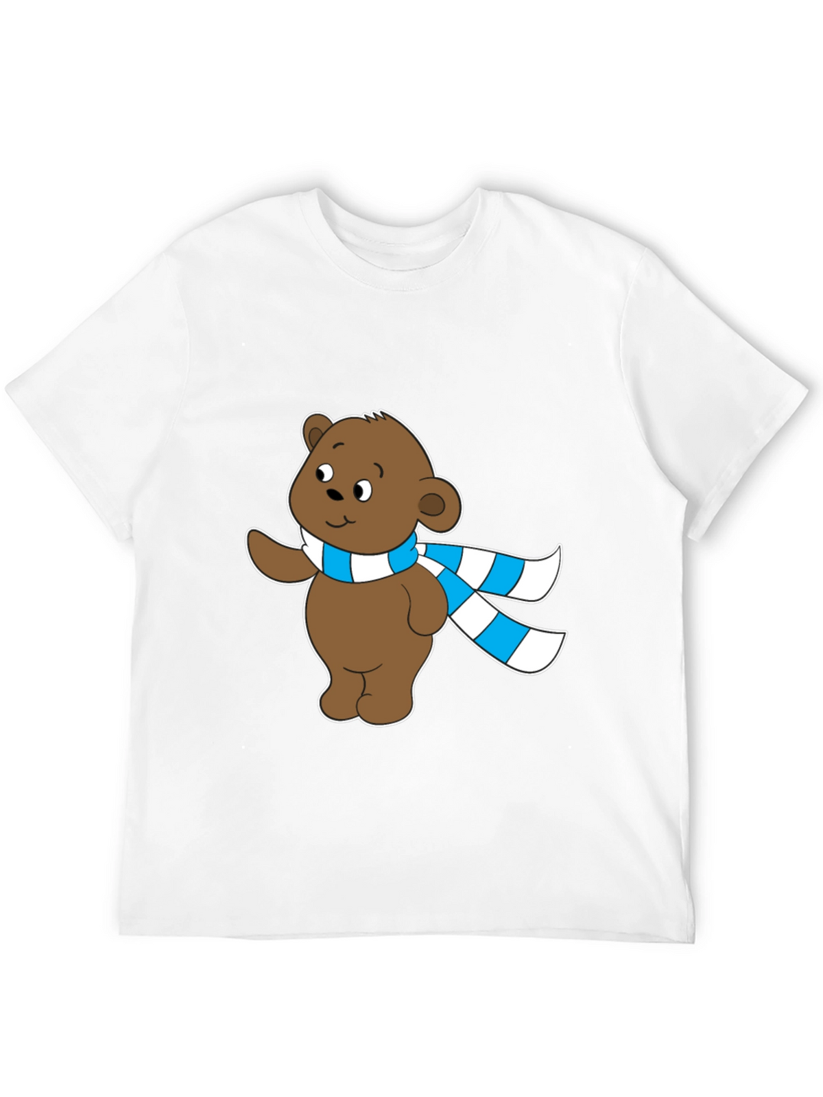 Cute Bear Scarf T-Shirt