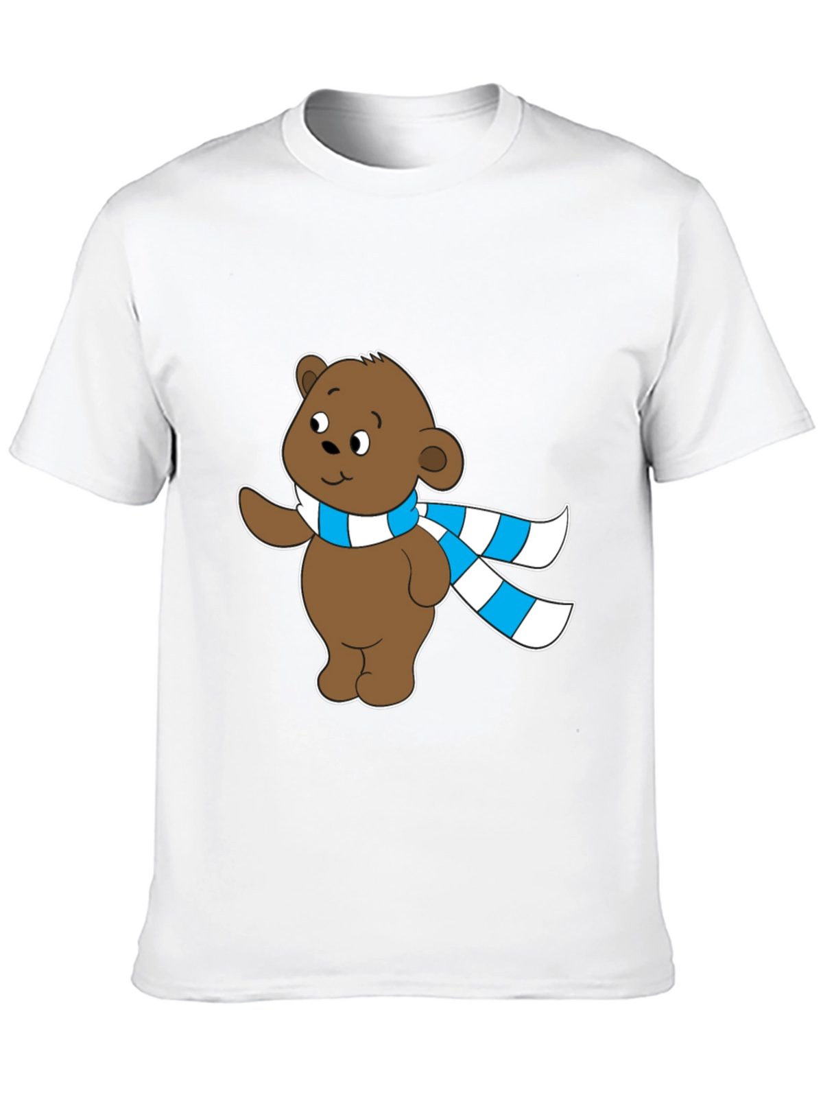 Cute Bear Scarf T-Shirt
