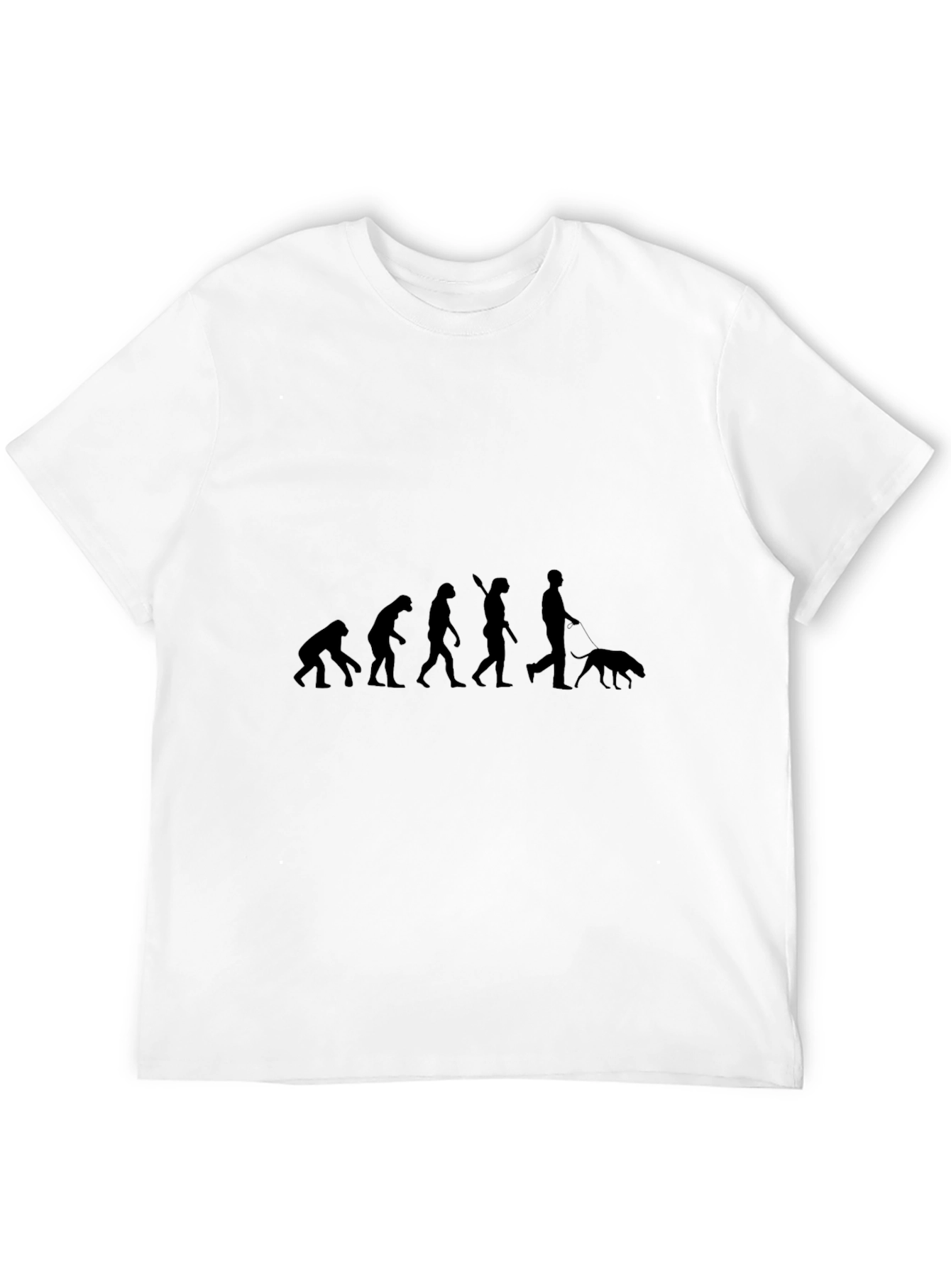 Evolution of Man & Dog T-Shirt