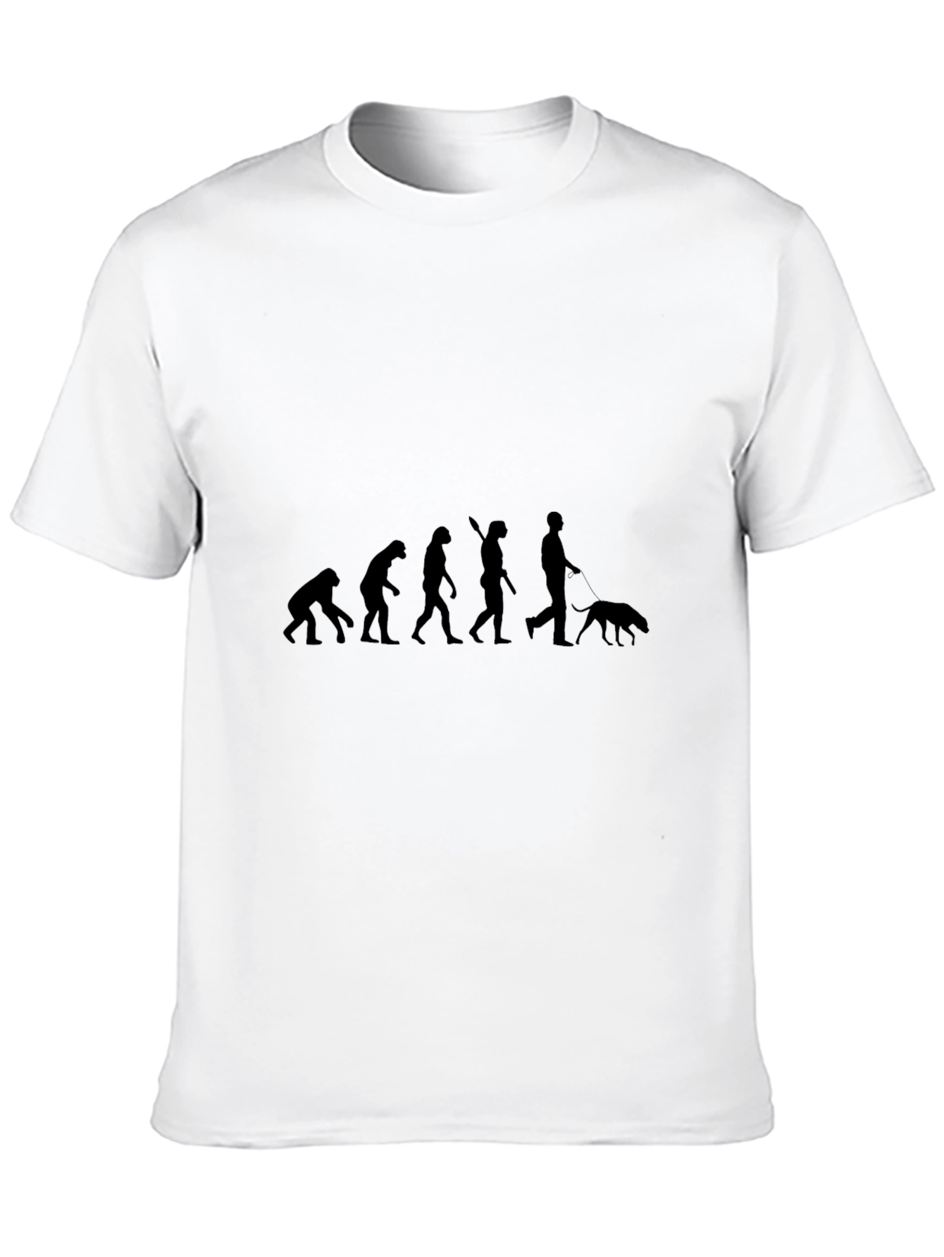 Evolution of Man & Dog T-Shirt