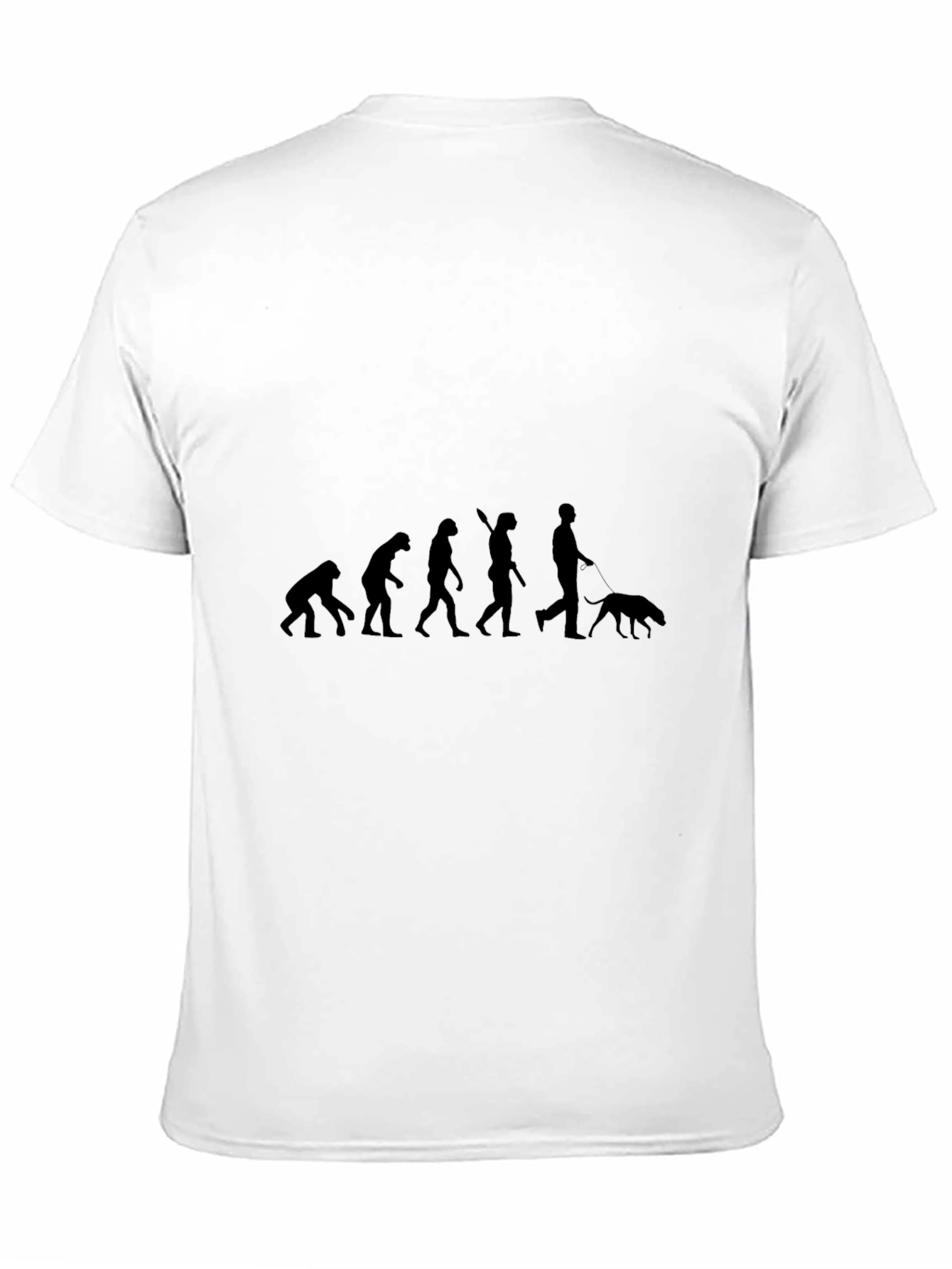 Evolution of Man & Dog T-Shirt