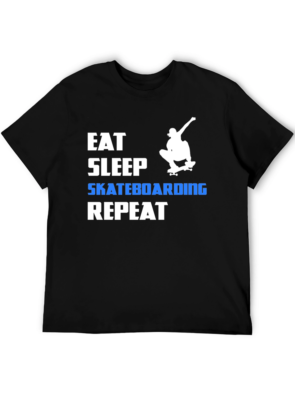 Eat Sleep Skateboarding Repeat Graphic Tee