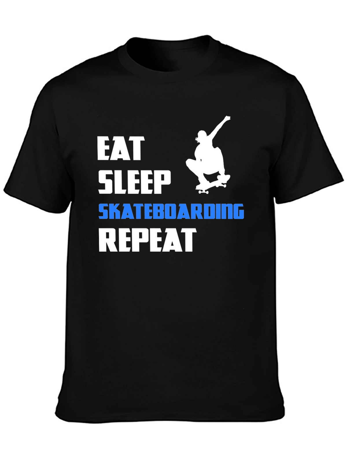Eat Sleep Skateboarding Repeat Graphic Tee