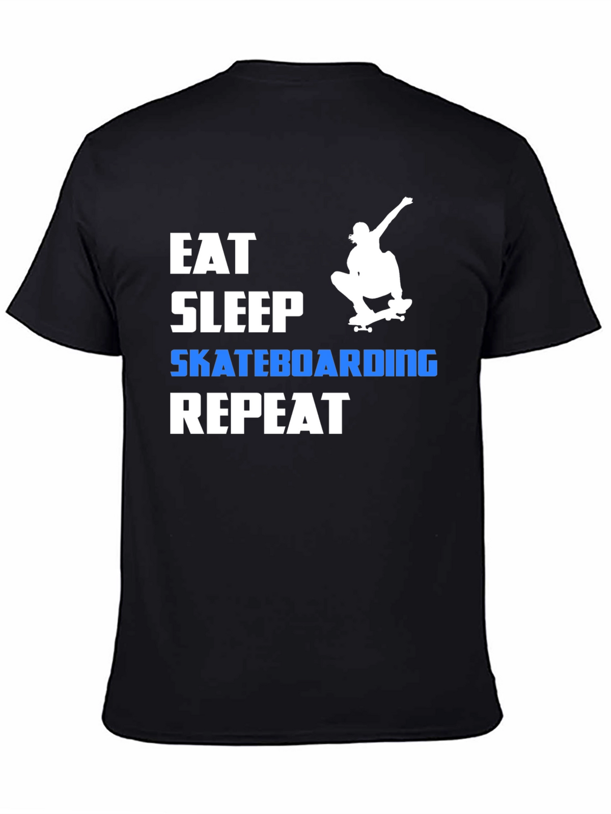 Eat Sleep Skateboarding Repeat Graphic Tee