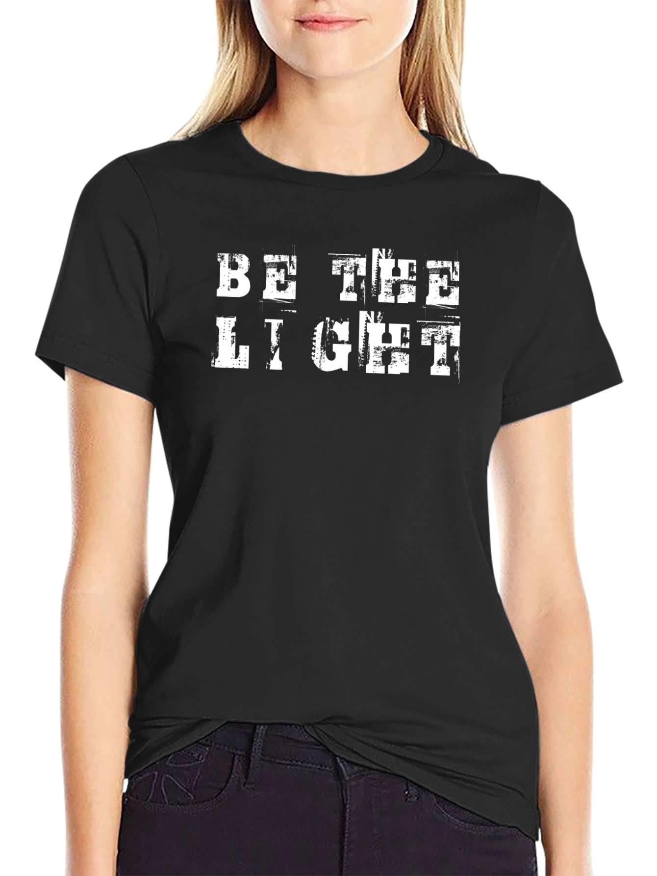 Be The Light Black T-Shirt