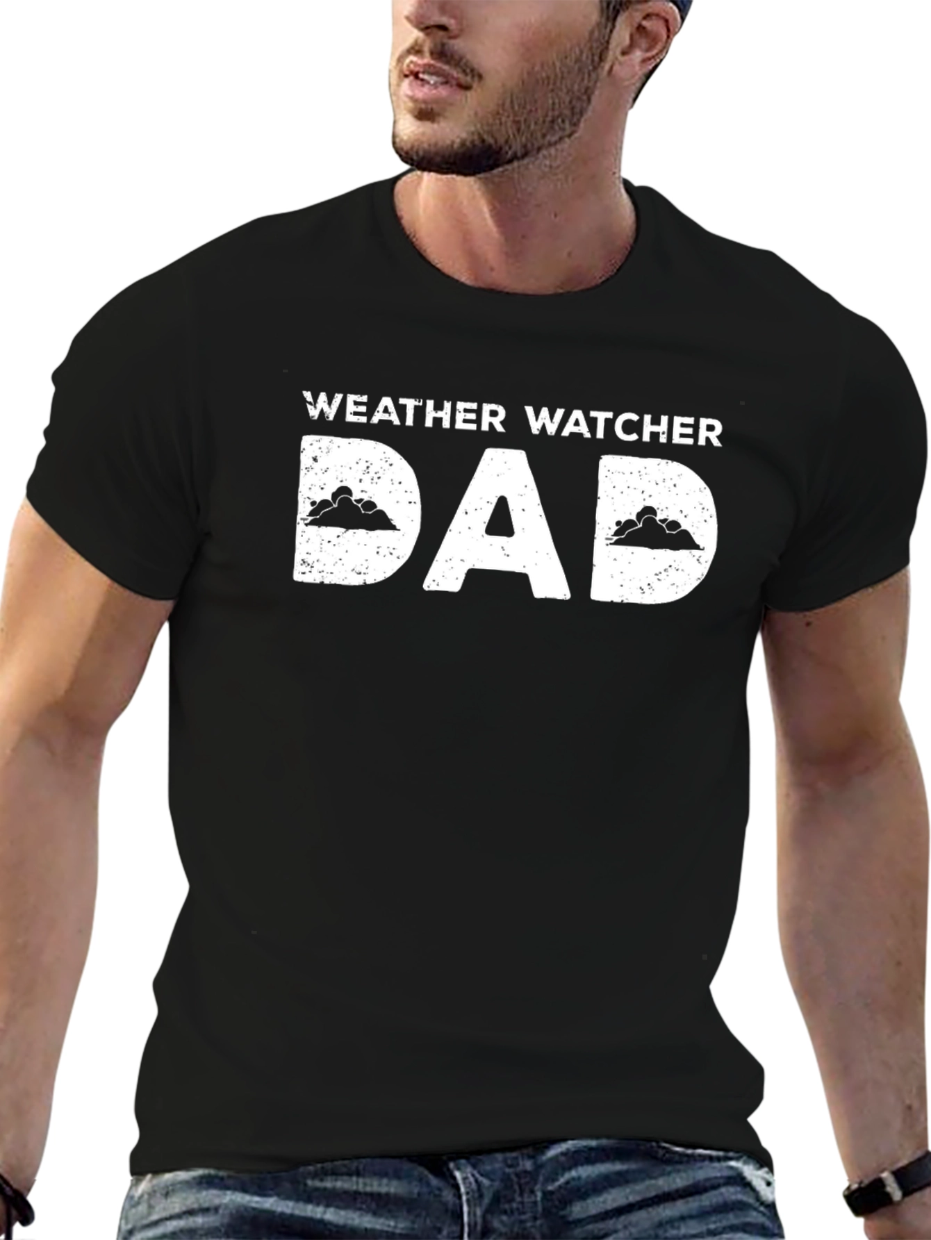 Weather Watcher Dad Graphic T-Shirt