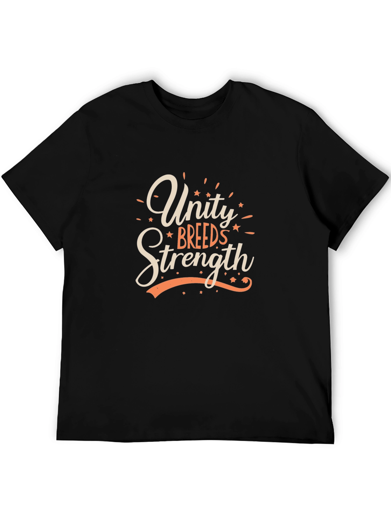 Unity Breeds Strength Graphic Tee - Mens Black T-Shirt