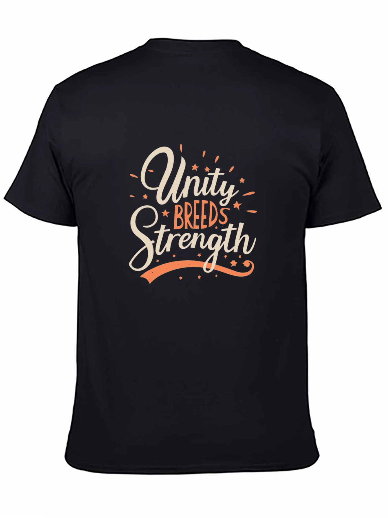 Unity Breeds Strength Graphic Tee - Mens Black T-Shirt