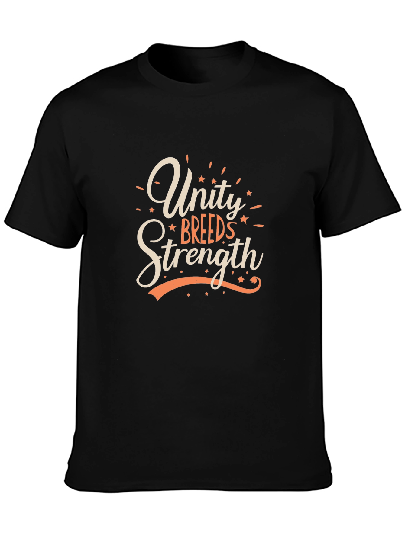 Unity Breeds Strength Graphic Tee - Mens Black T-Shirt