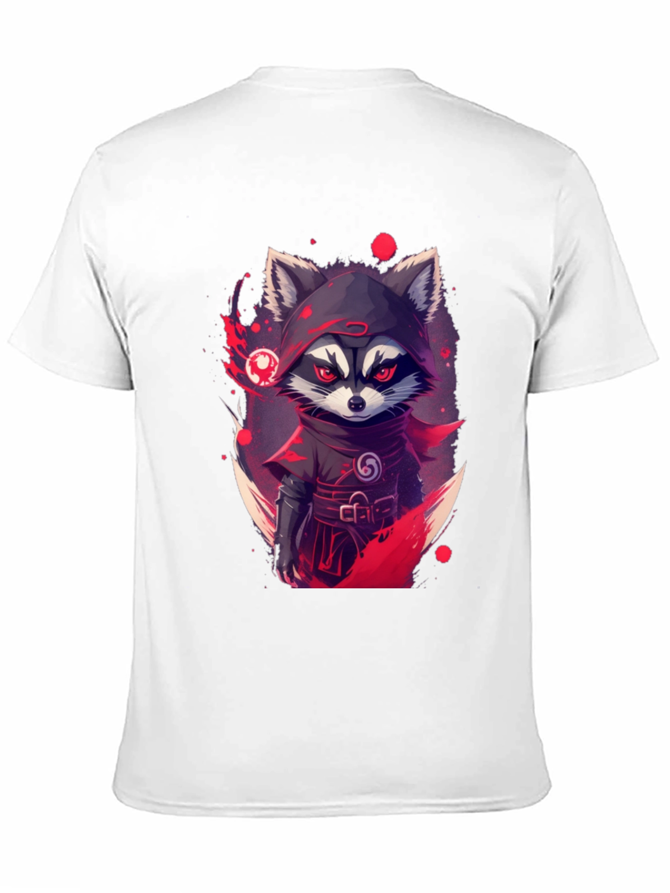 Ninja Raccoon Graphic Tee - Urban Style