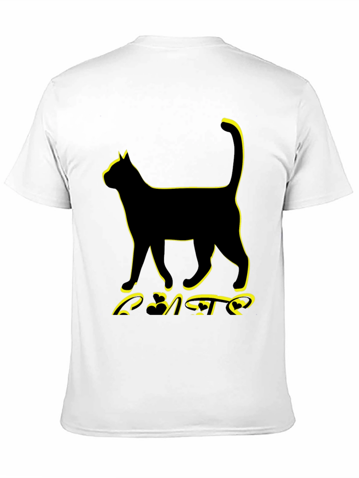 Black Cat Graphic Tee - Unisex Style