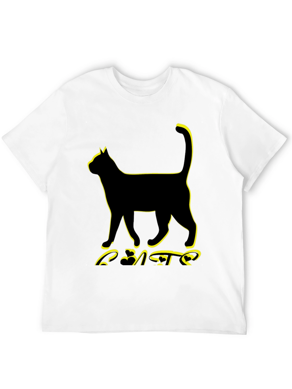 Black Cat Graphic Tee - Unisex Style