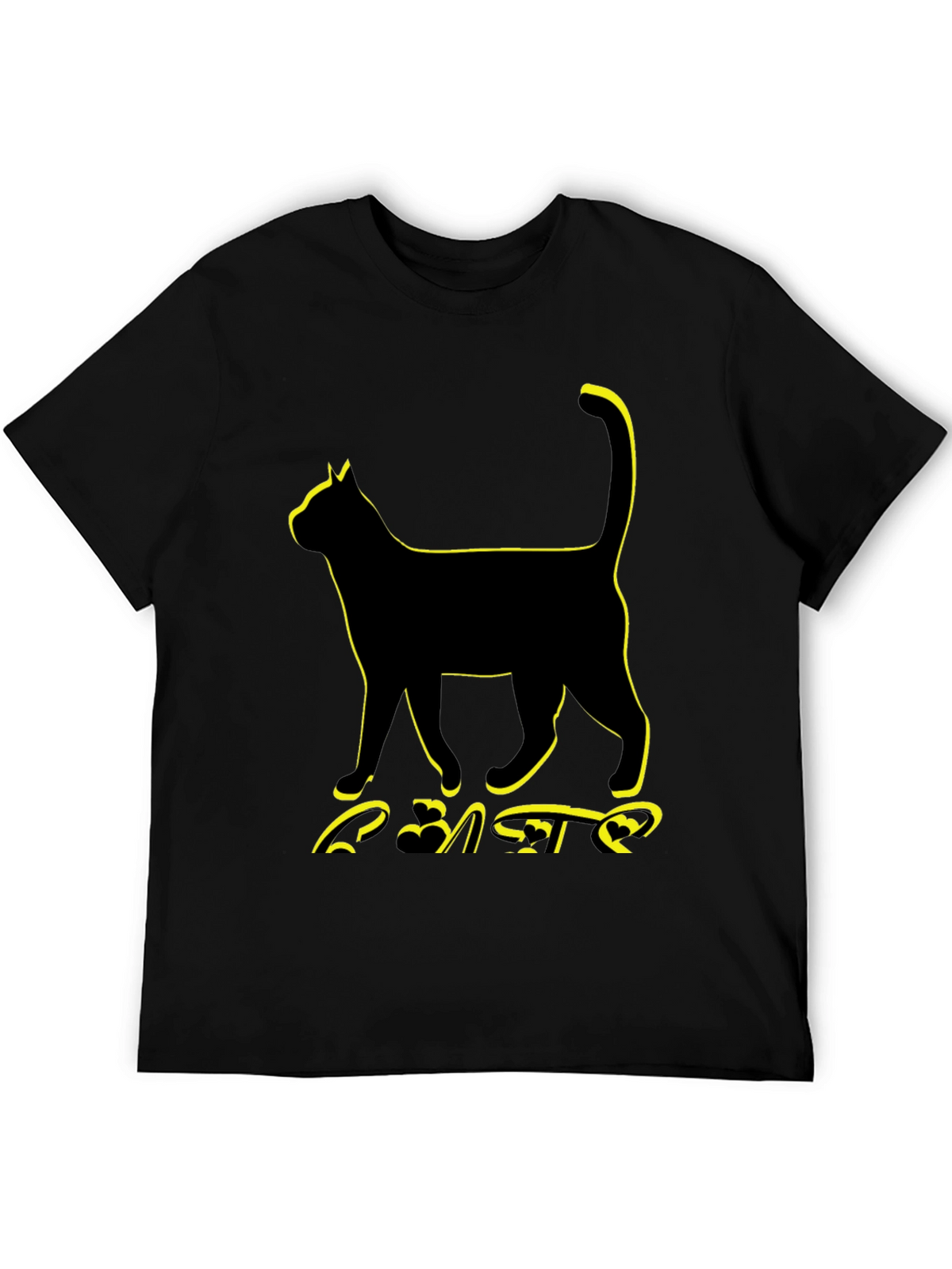 Black Cat Graphic Tee - Unisex Style