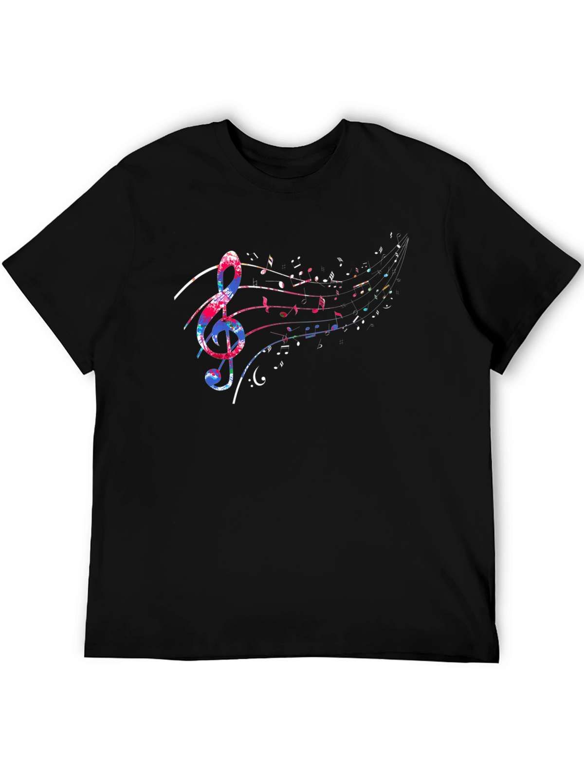 Musical Note Treble Clef Graphic Tee