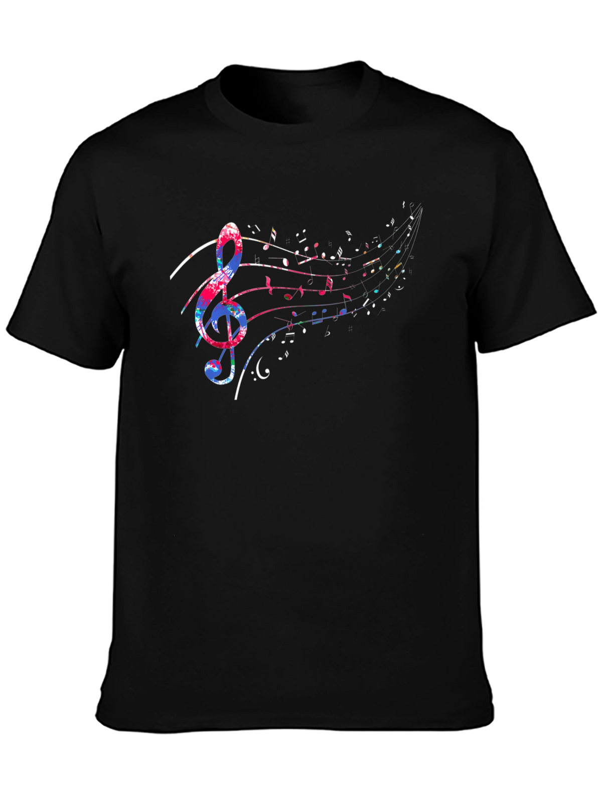 Musical Note Treble Clef Graphic Tee