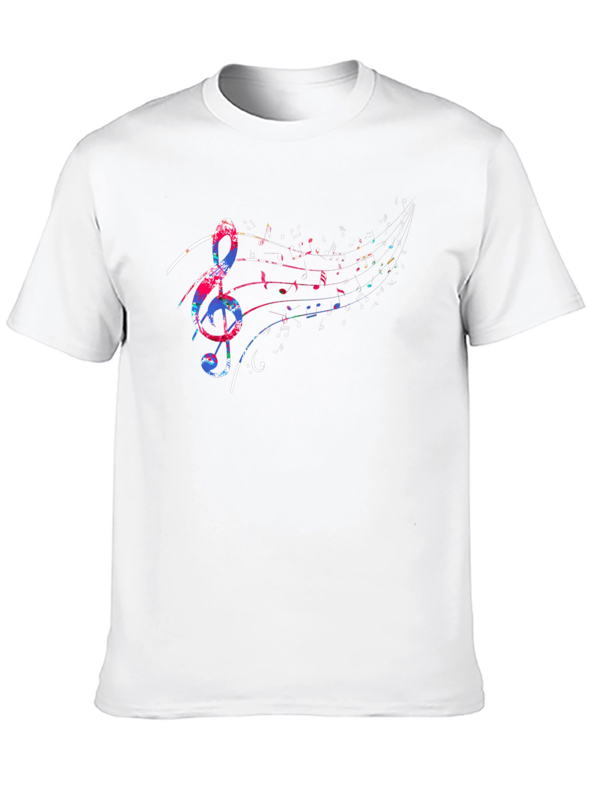 Musical Note Treble Clef Graphic Tee