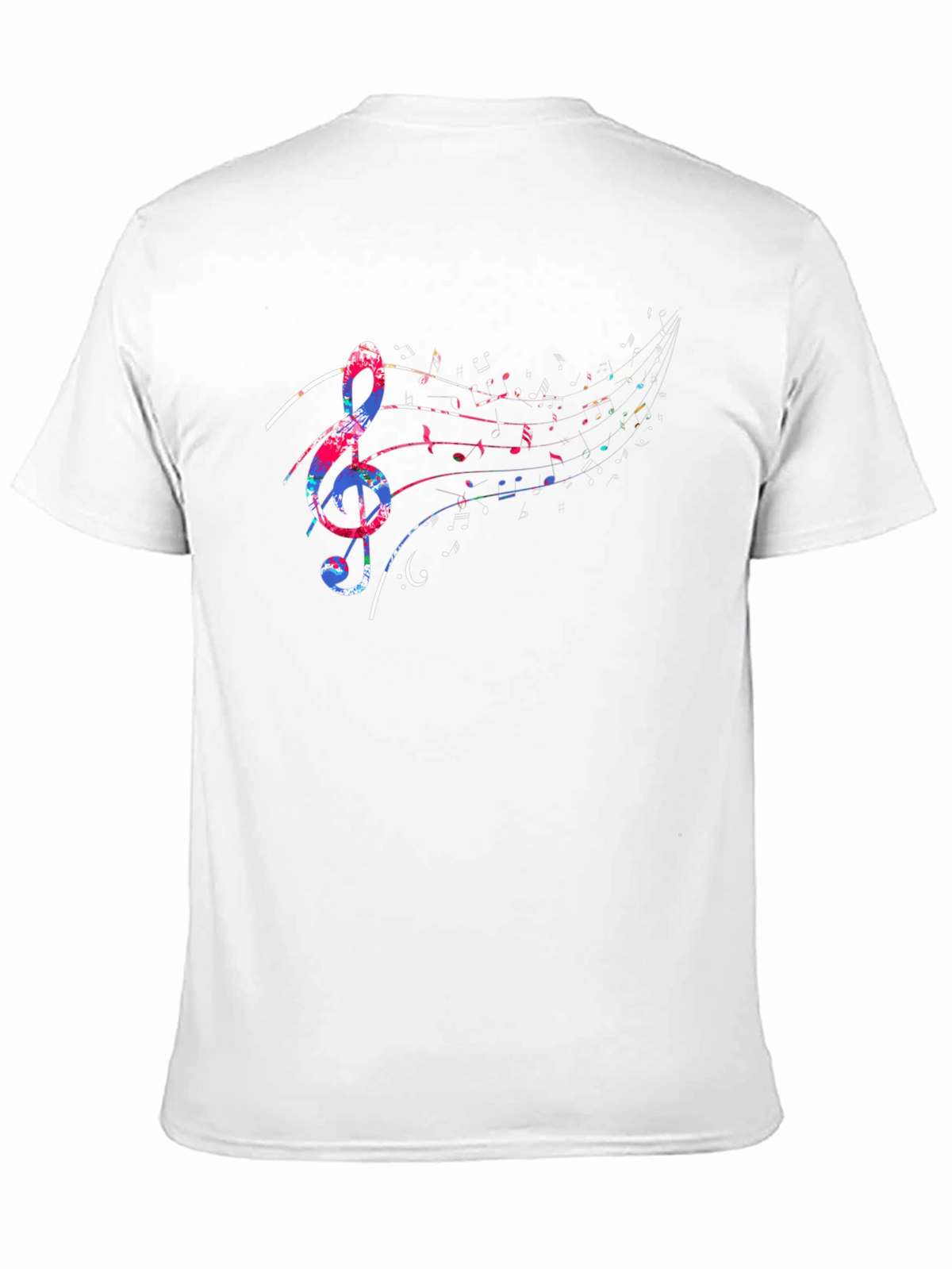 Musical Note Treble Clef Graphic Tee