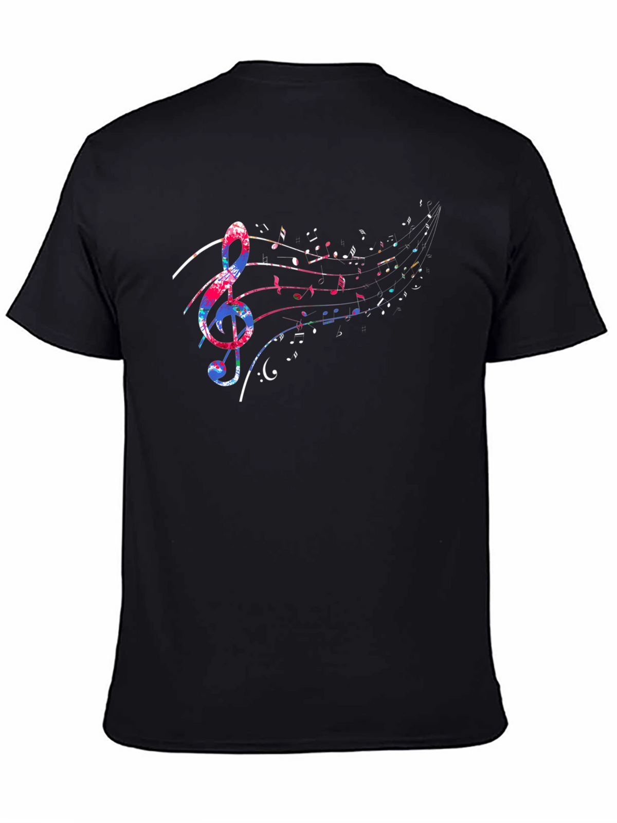 Musical Note Treble Clef Graphic Tee