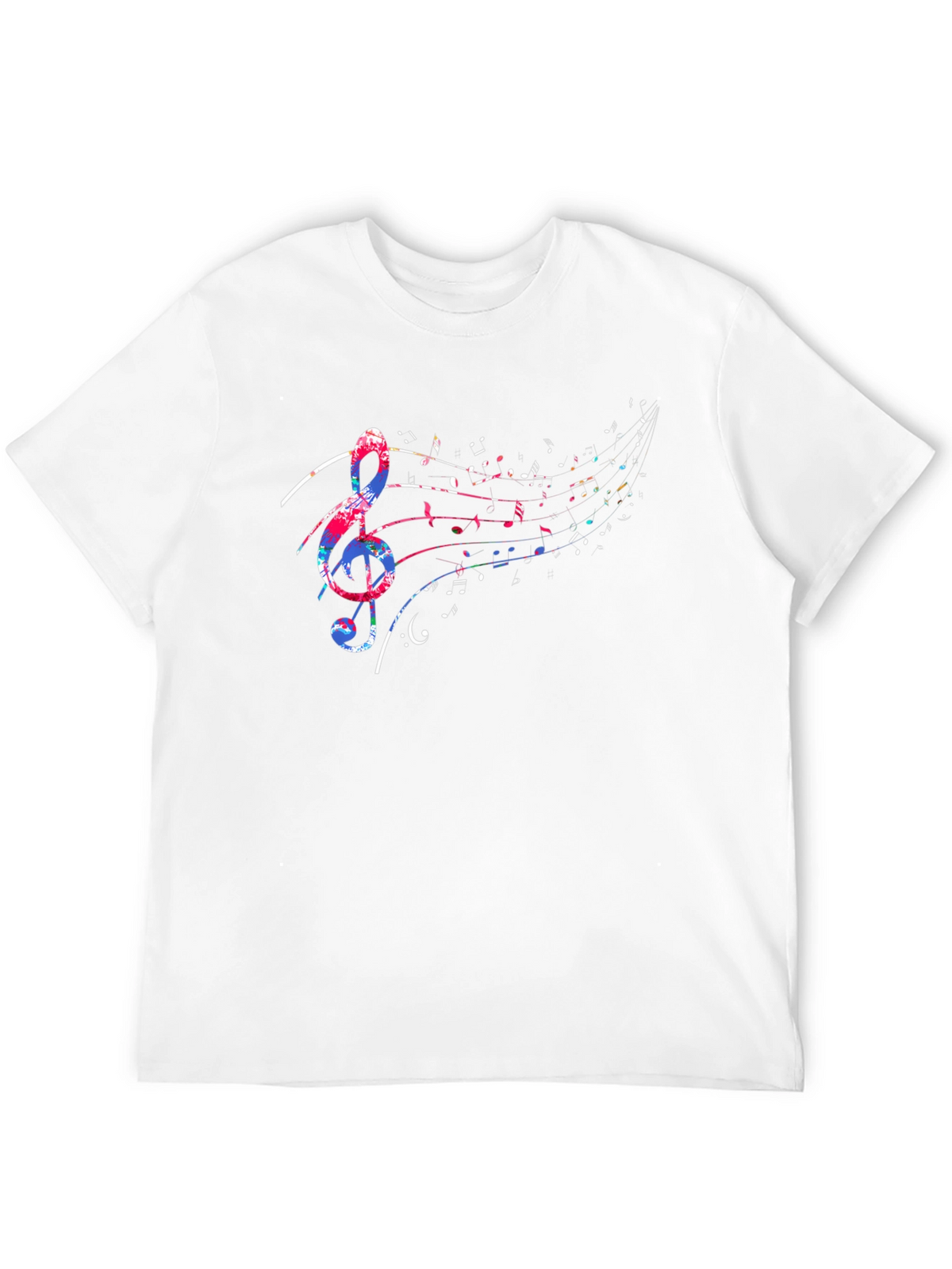 Musical Note Treble Clef Graphic Tee