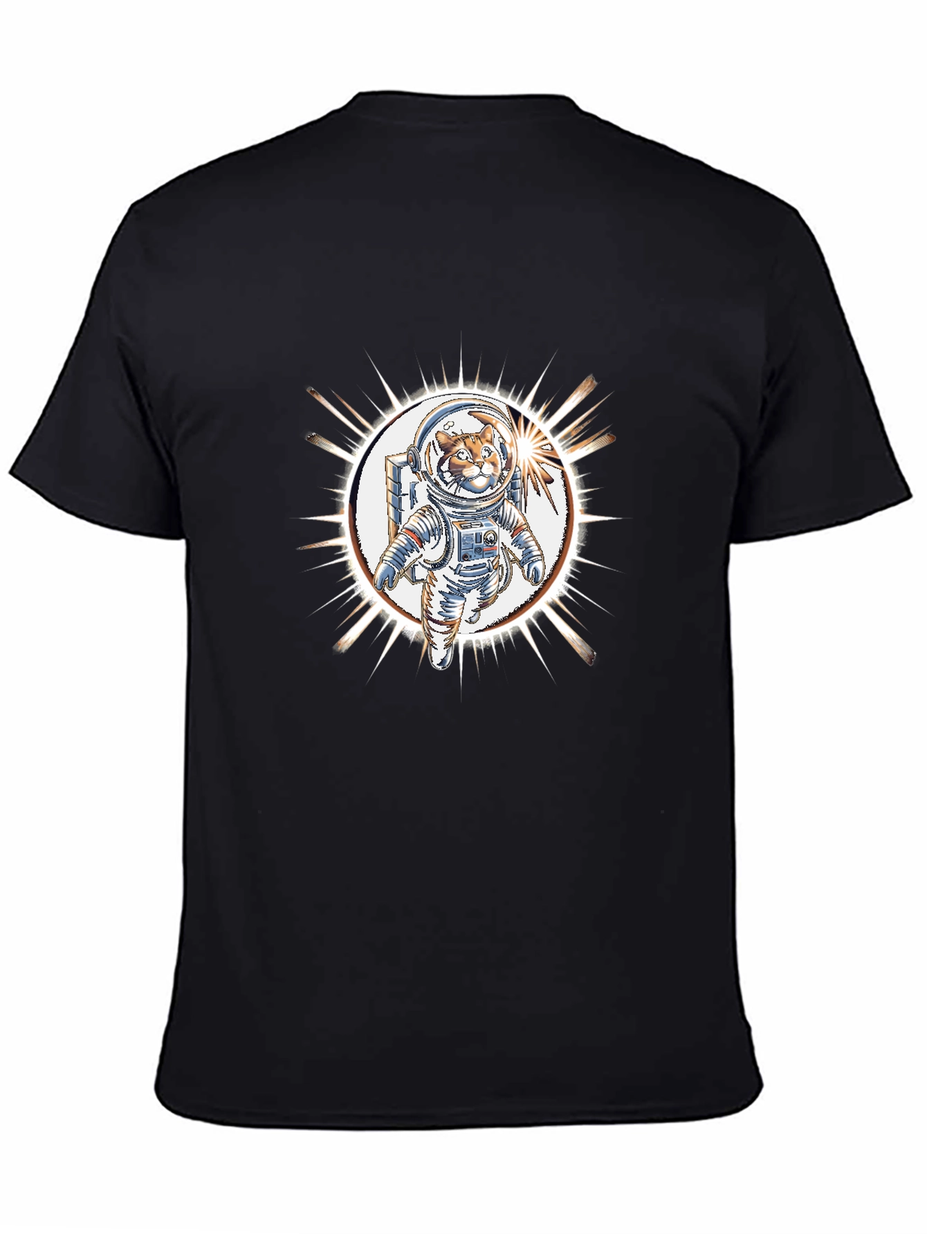 Astronaut Cat T-Shirt - Space Adventure Tee