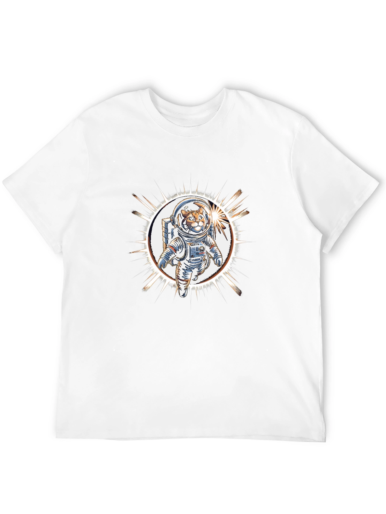 Astronaut Cat T-Shirt - Space Adventure Tee