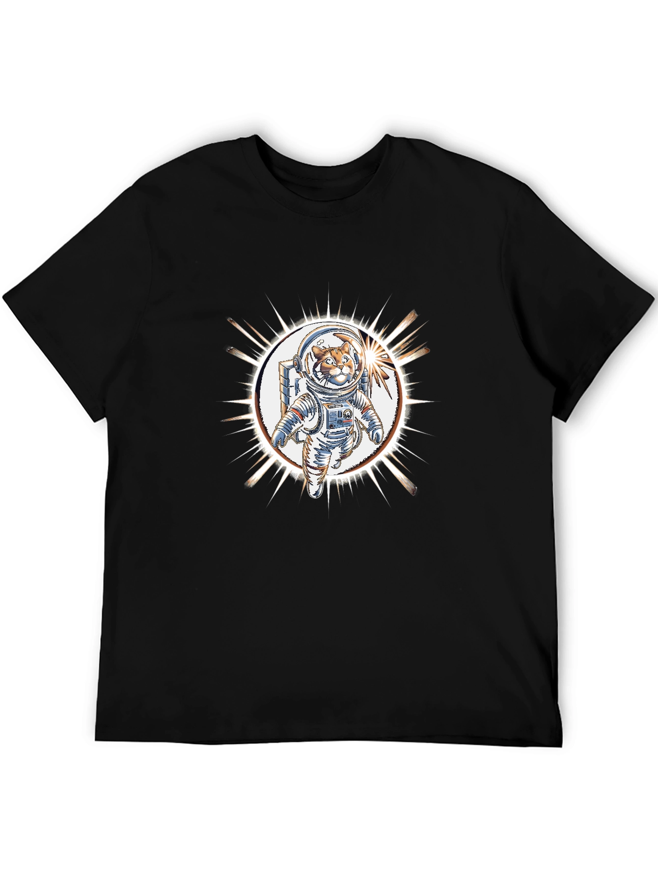 Astronaut Cat T-Shirt - Space Adventure Tee