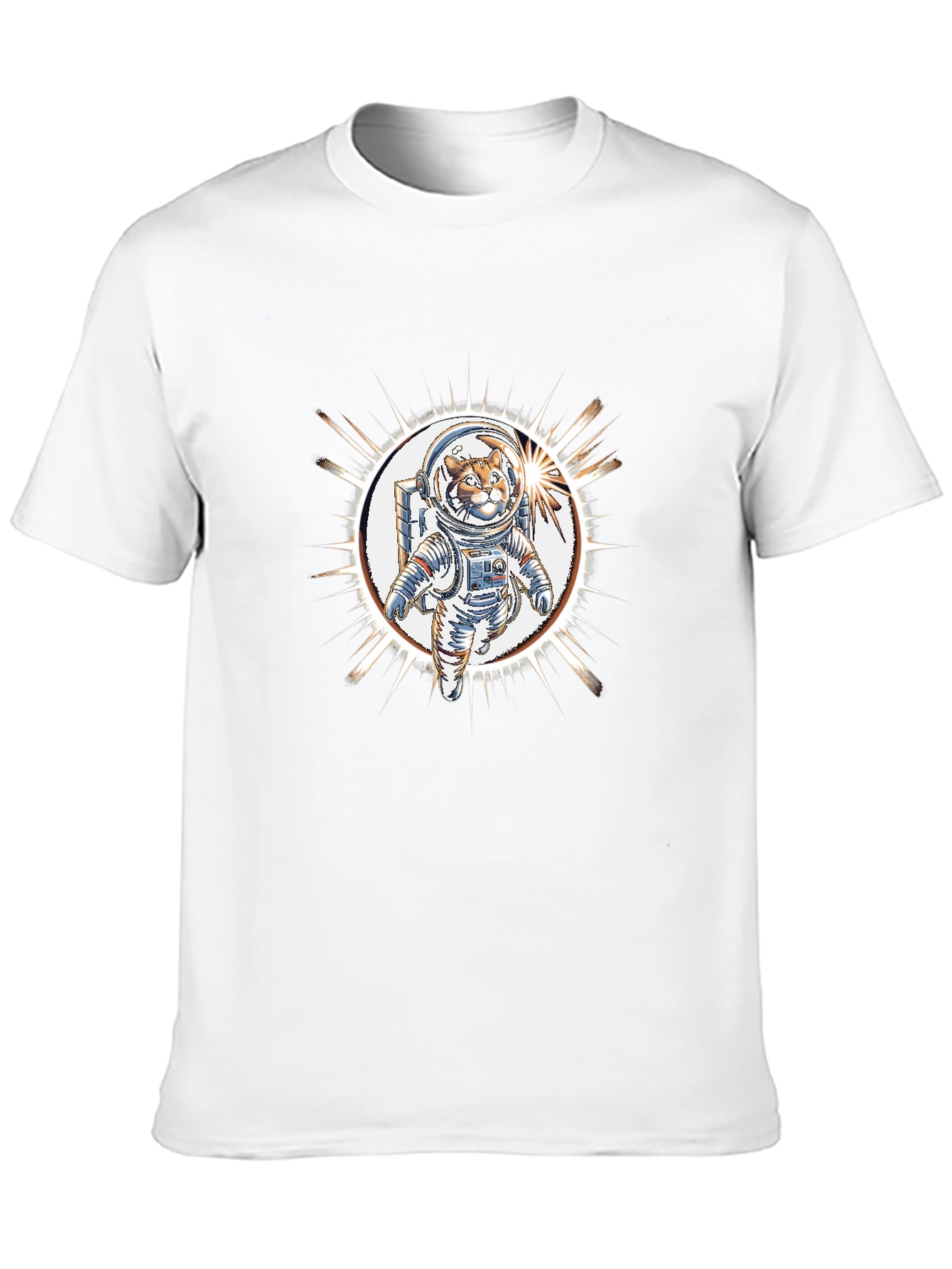 Astronaut Cat T-Shirt - Space Adventure Tee