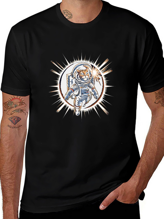 Astronaut Cat T-Shirt - Space Adventure Tee