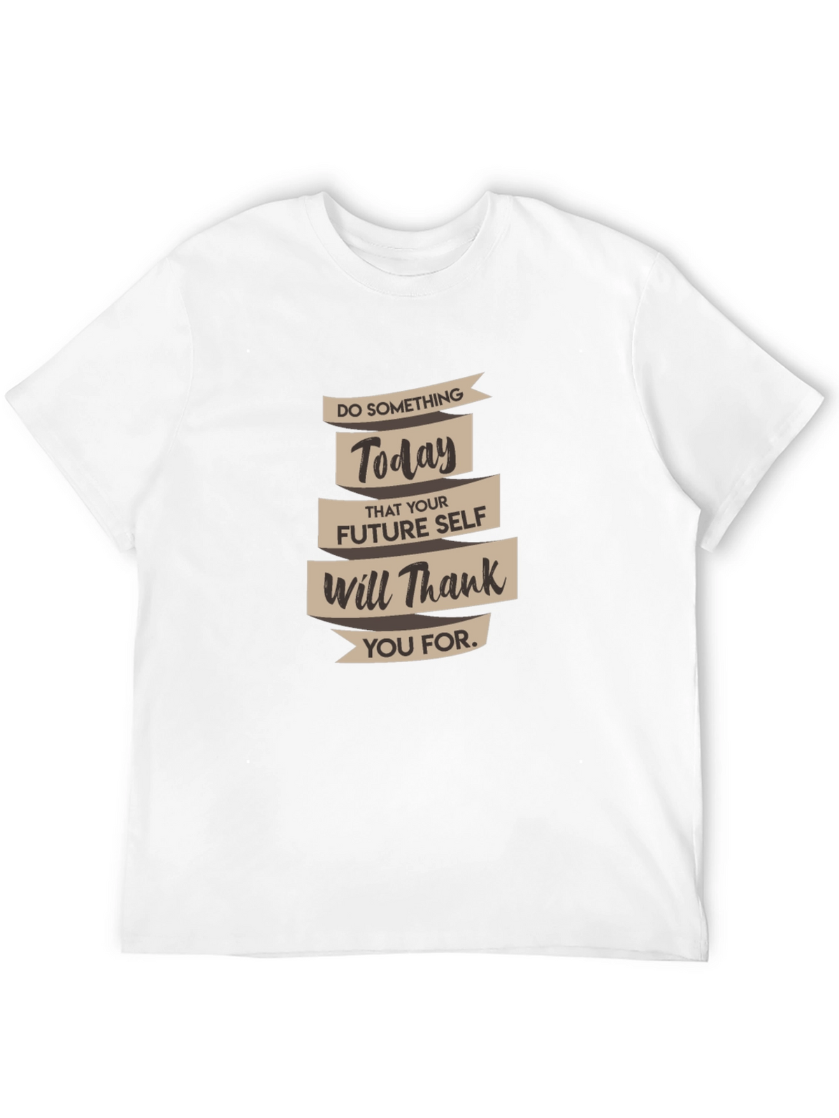Inspirational Quote Black Graphic Tee