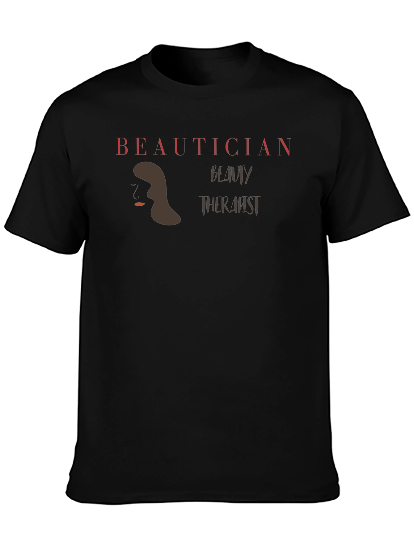 Beautician Beauty Therapist Black T-Shirt