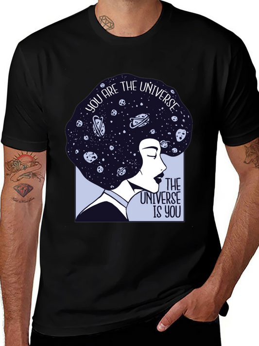 Cosmic Woman Graphic Tee - Universe Within
