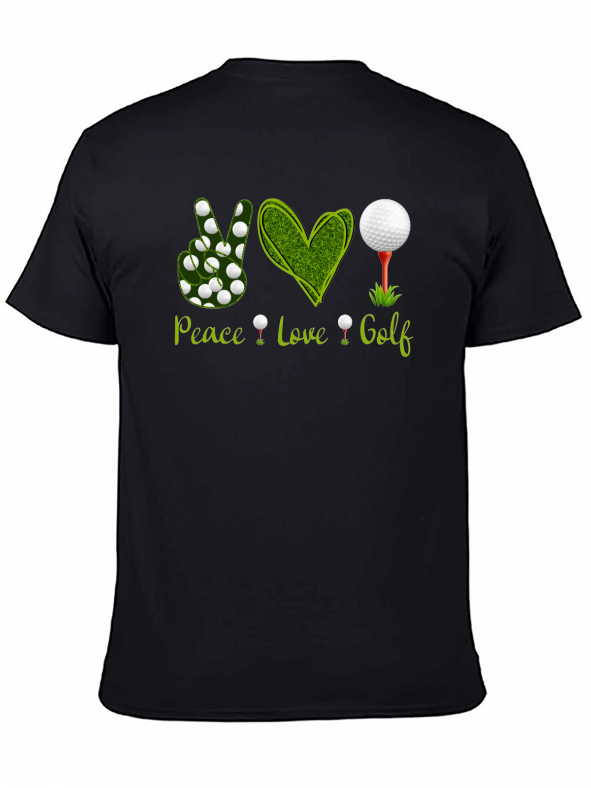 Peace Love Golf T-Shirt - Golfer Apparel