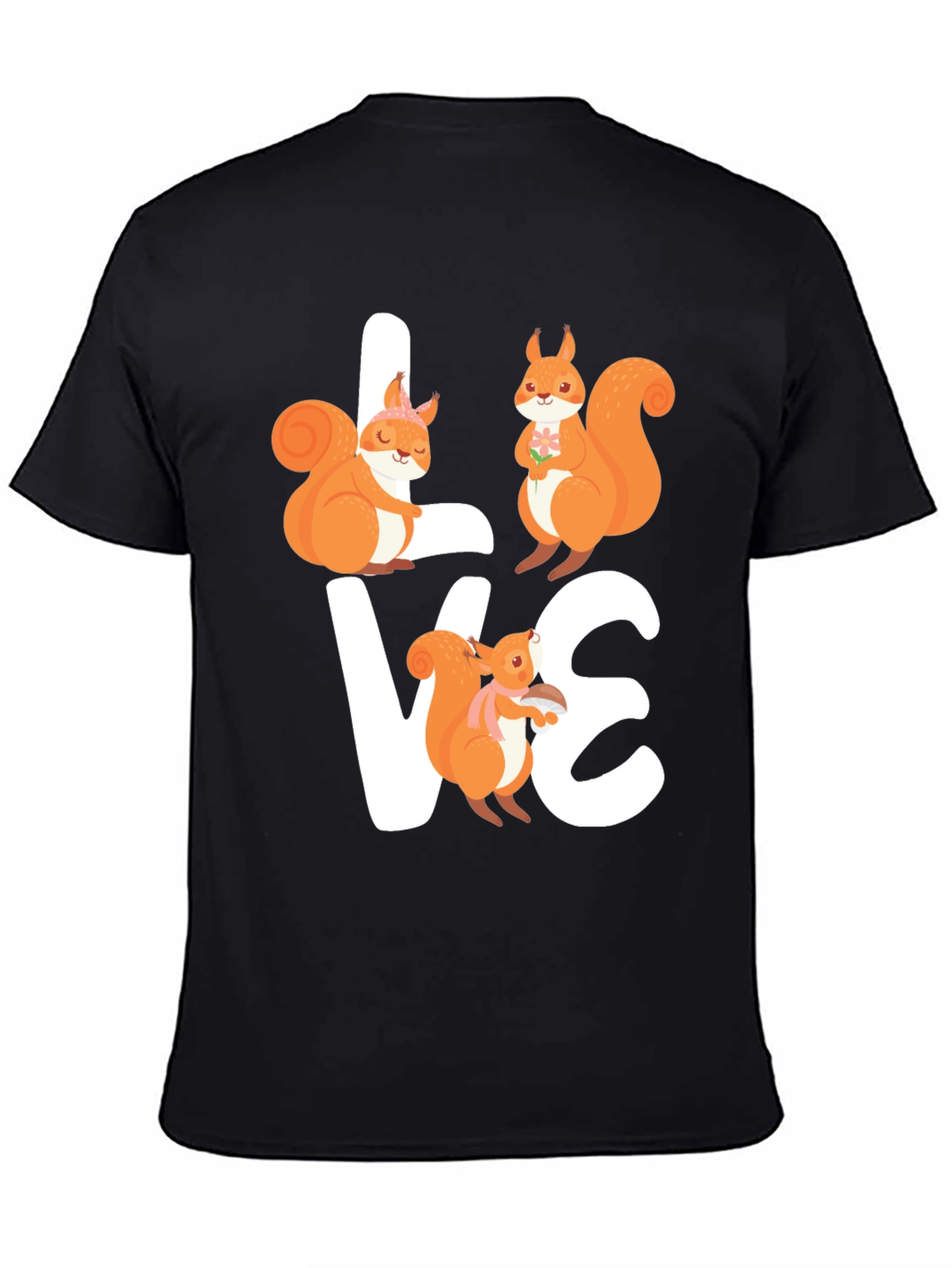 Squirrel Love T-Shirt - Cute Graphic Tee