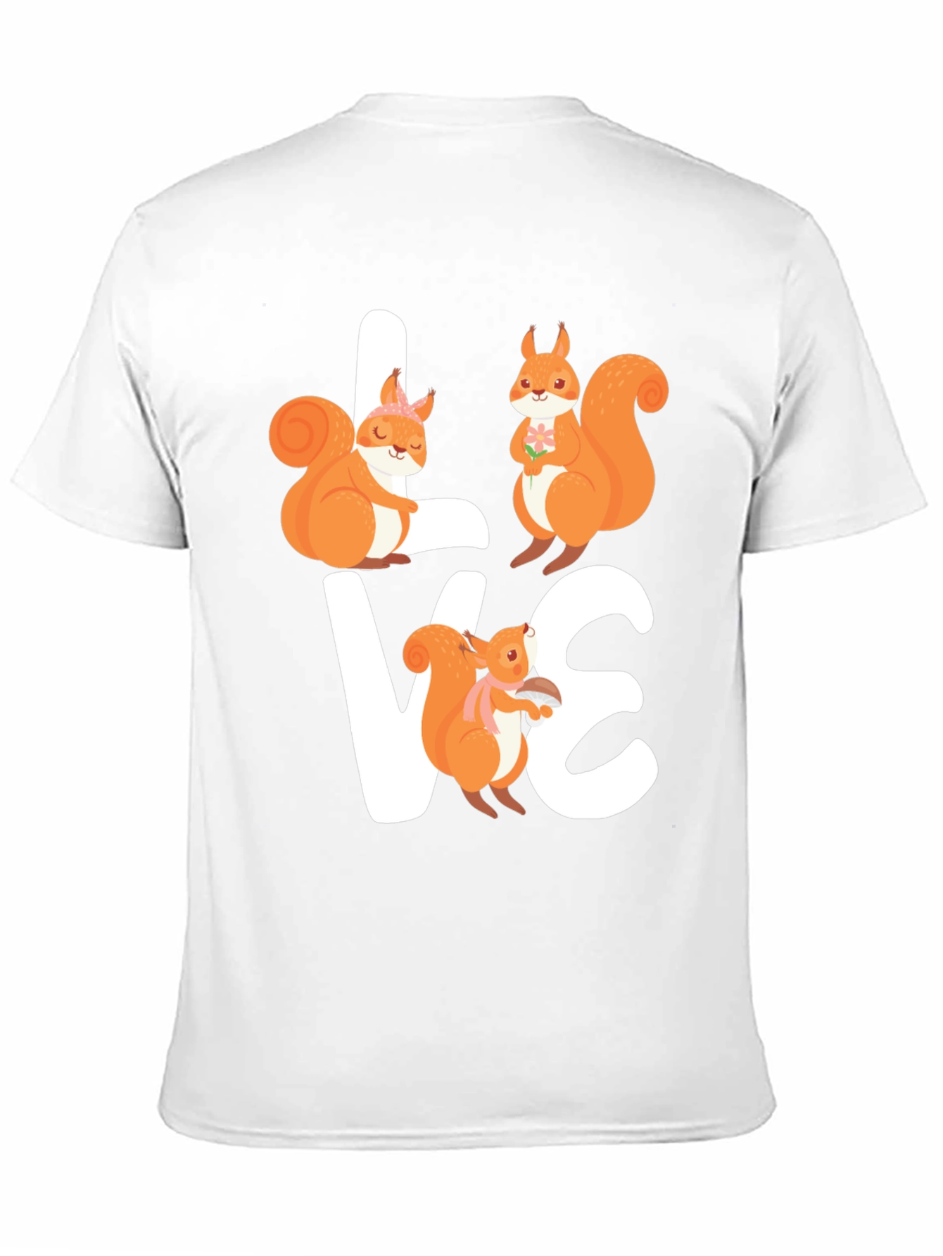 Squirrel Love T-Shirt - Cute Graphic Tee