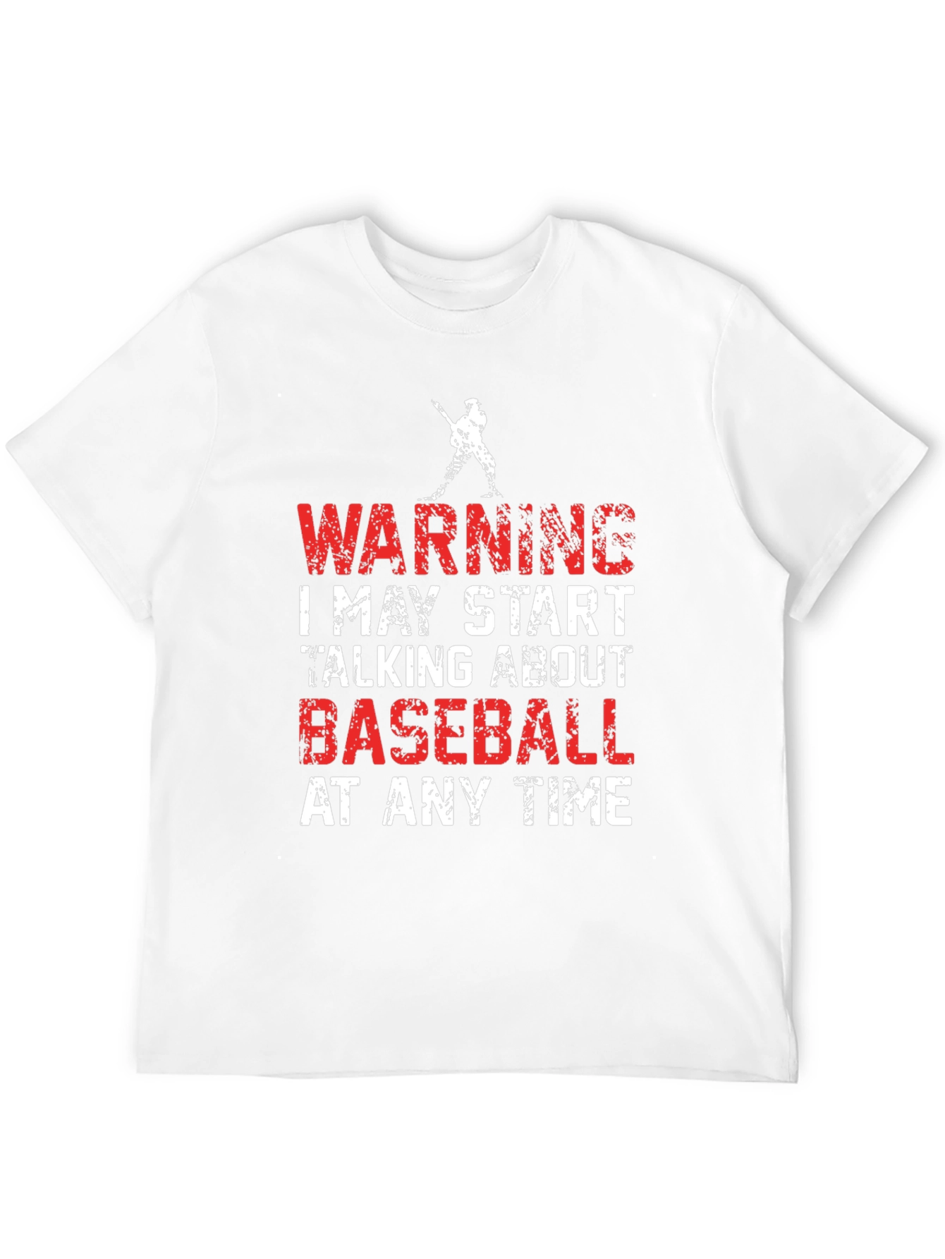 Warning Baseball Graphic Tee