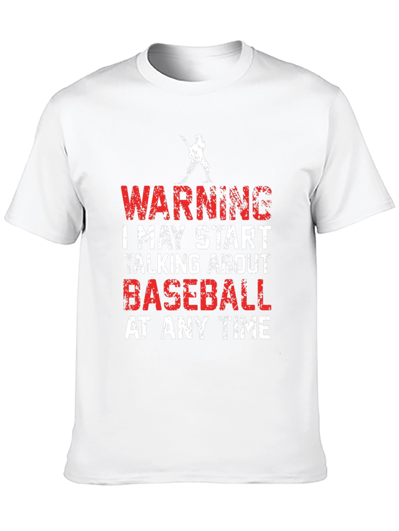 Warning Baseball Graphic Tee