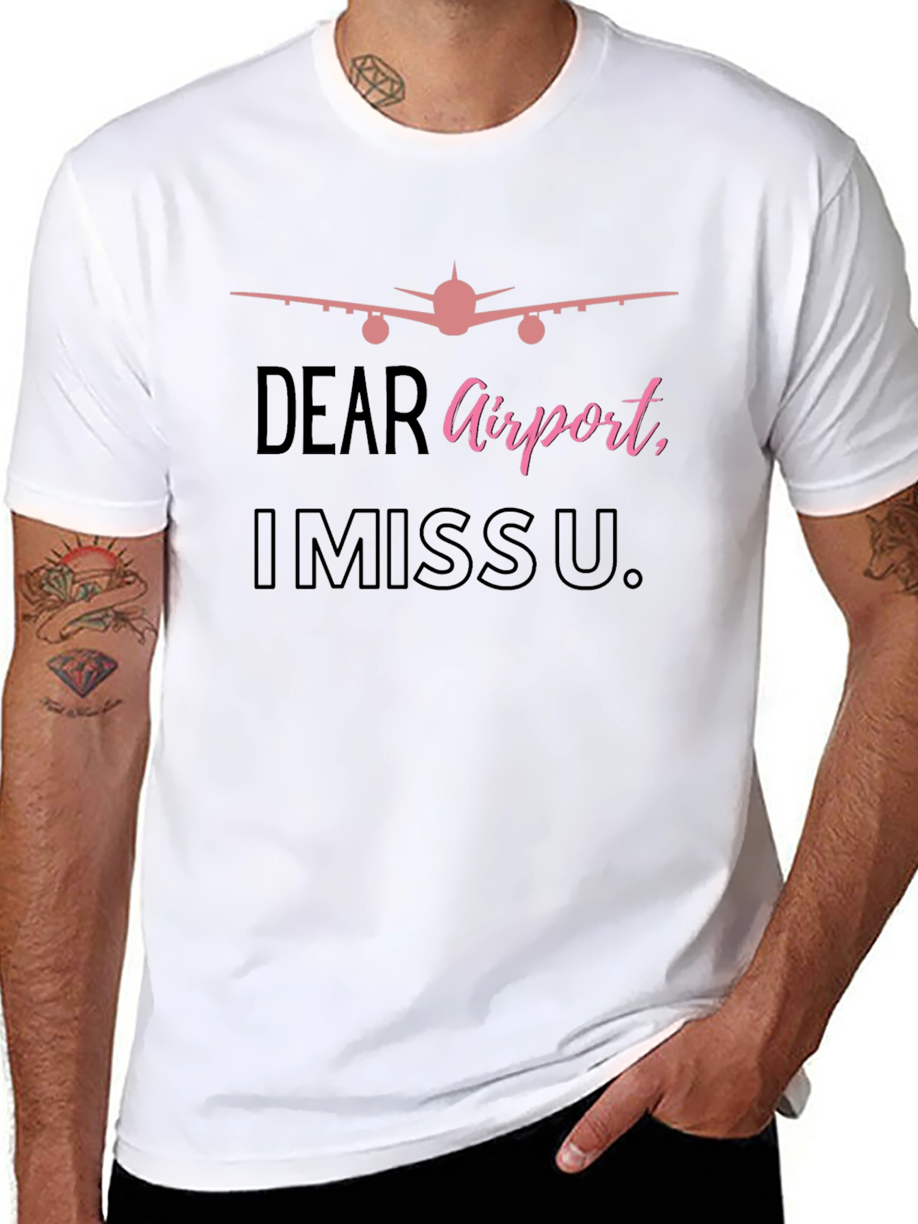 Dear Airport I Miss U. Graphic T-Shirt