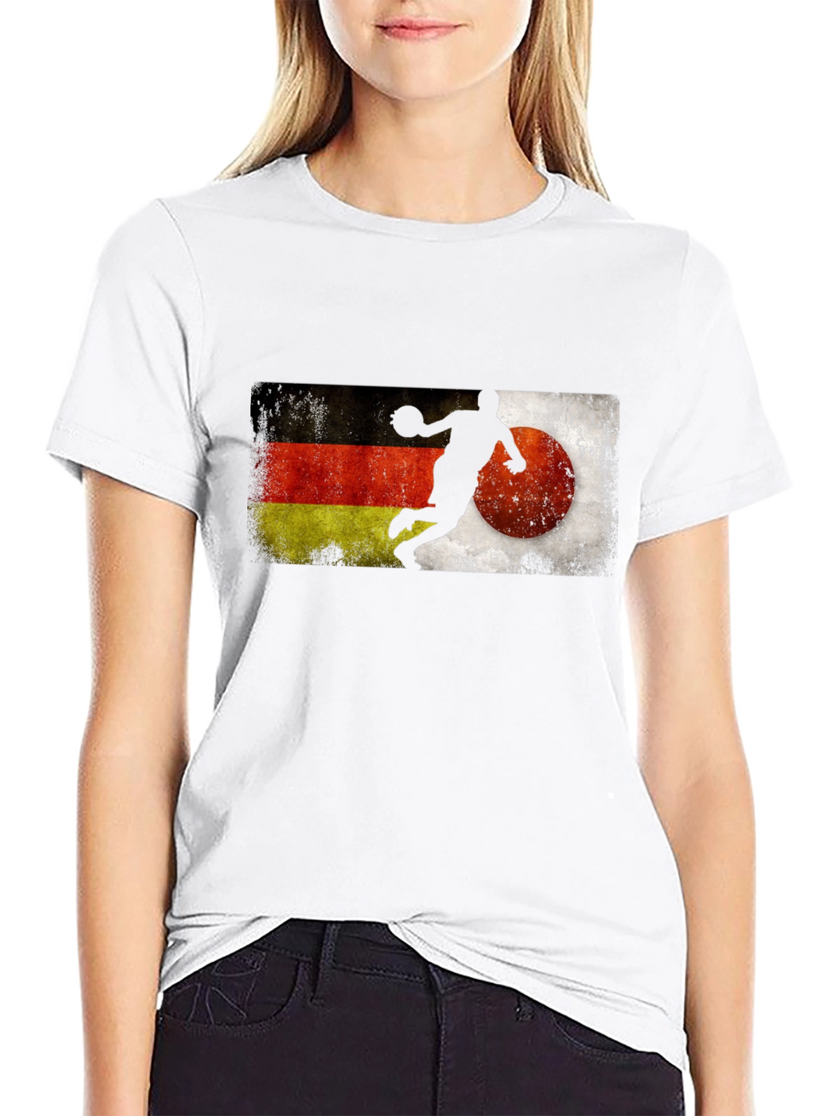German Japan Handball Graphic Tee
