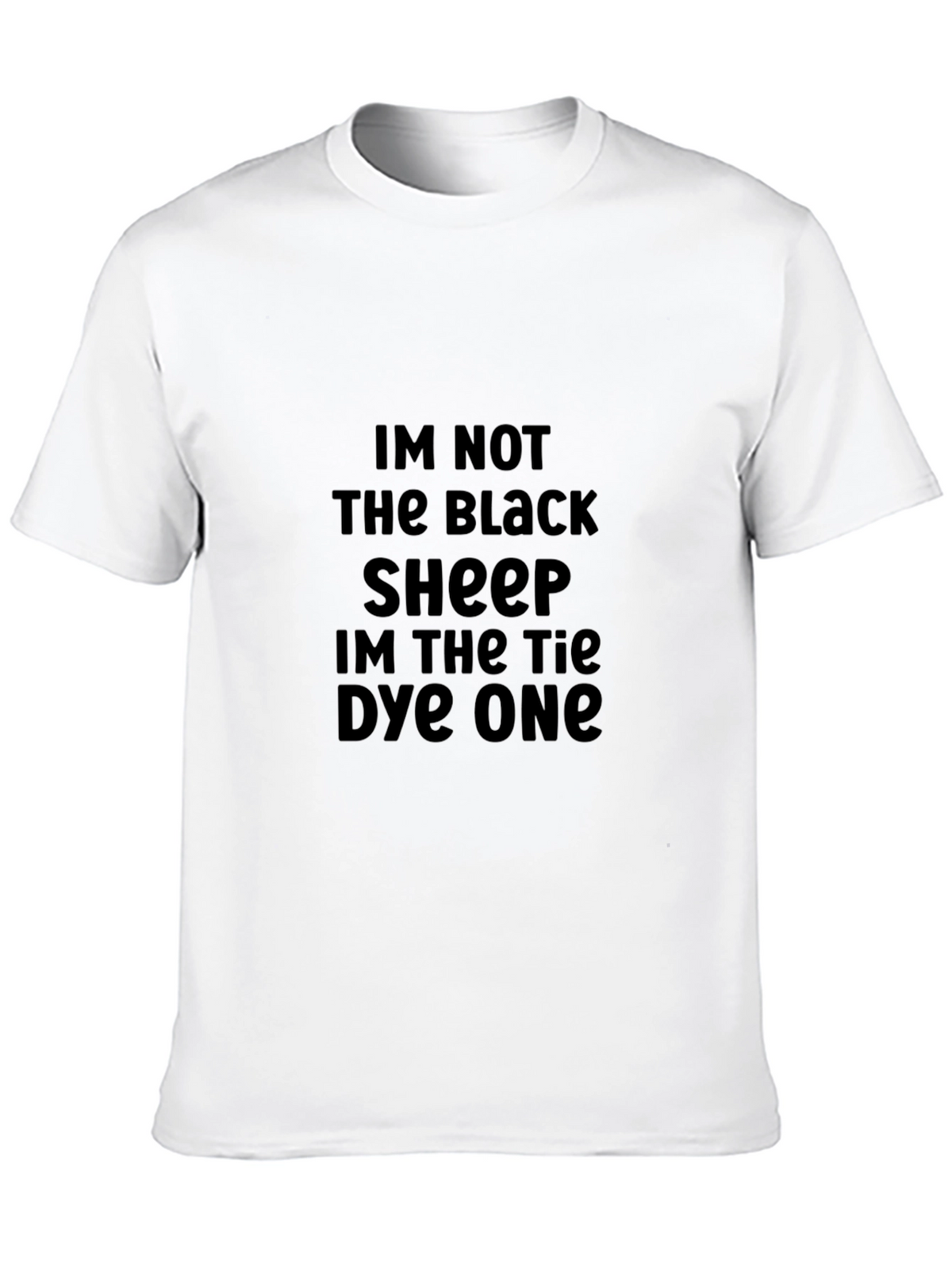 Black Im Not The Black Sheep Graphic Tee