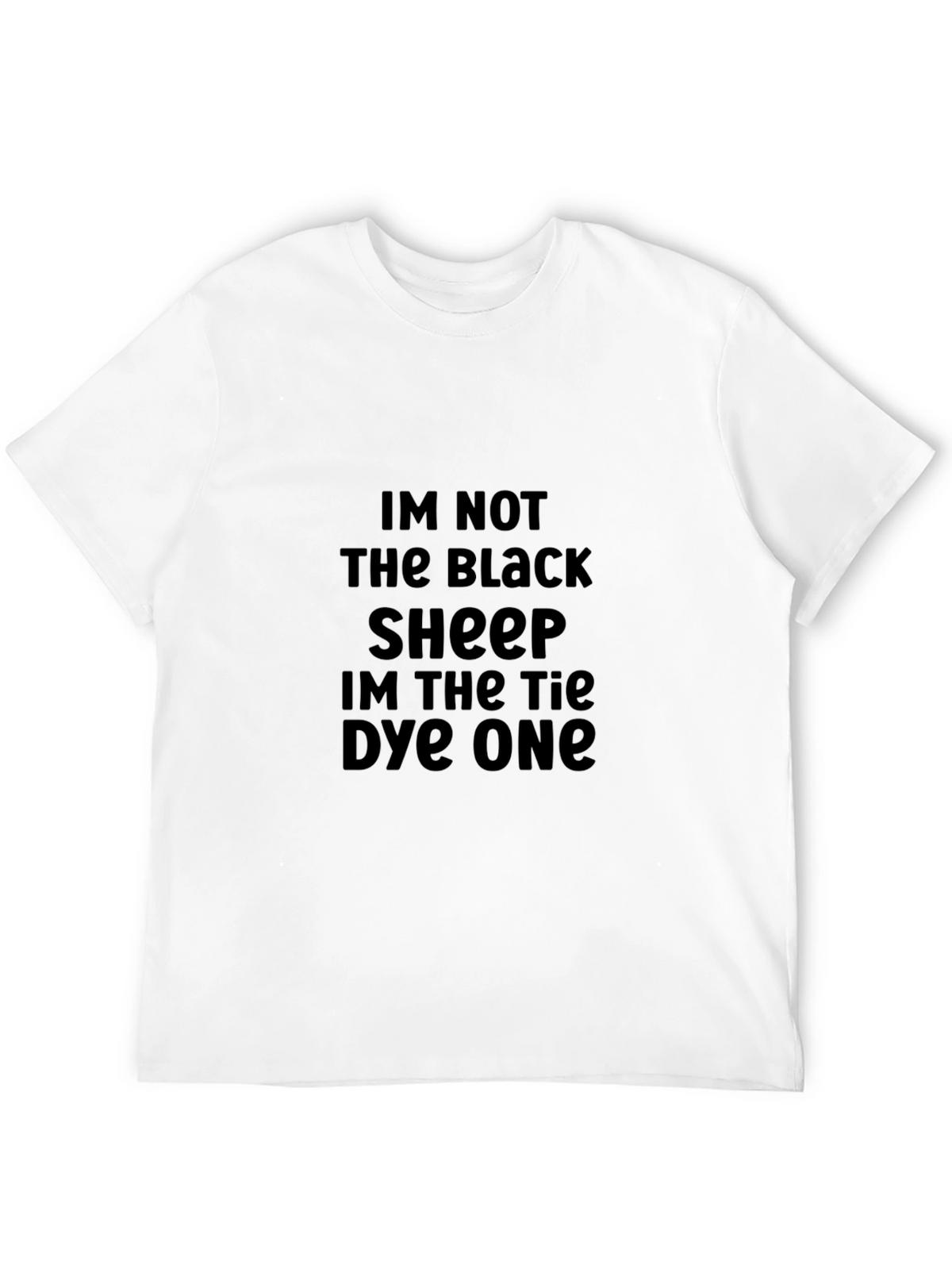 Black Im Not The Black Sheep Graphic Tee
