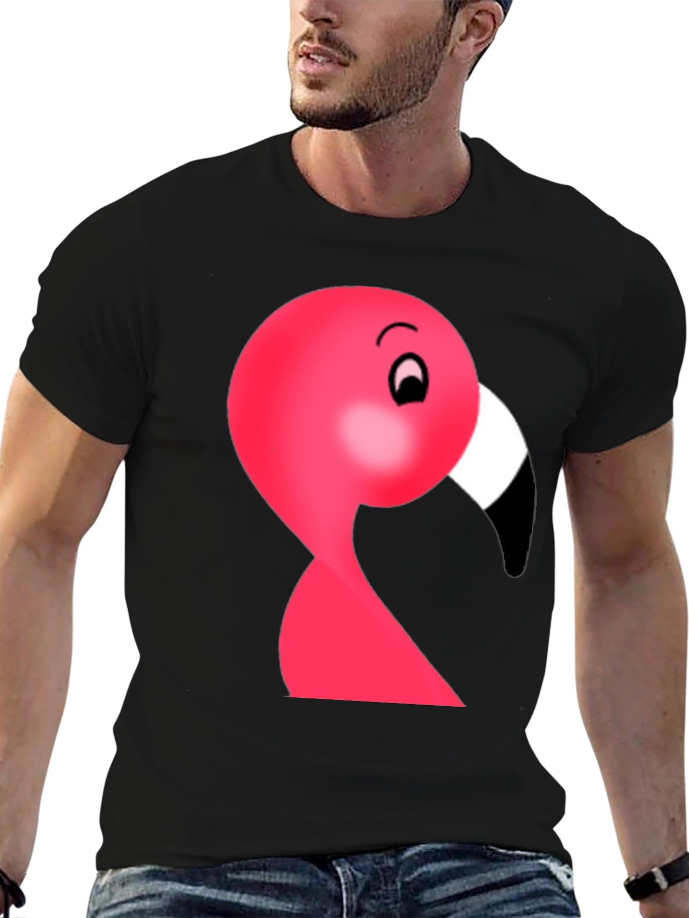 Black Flamingo Graphic Tee
