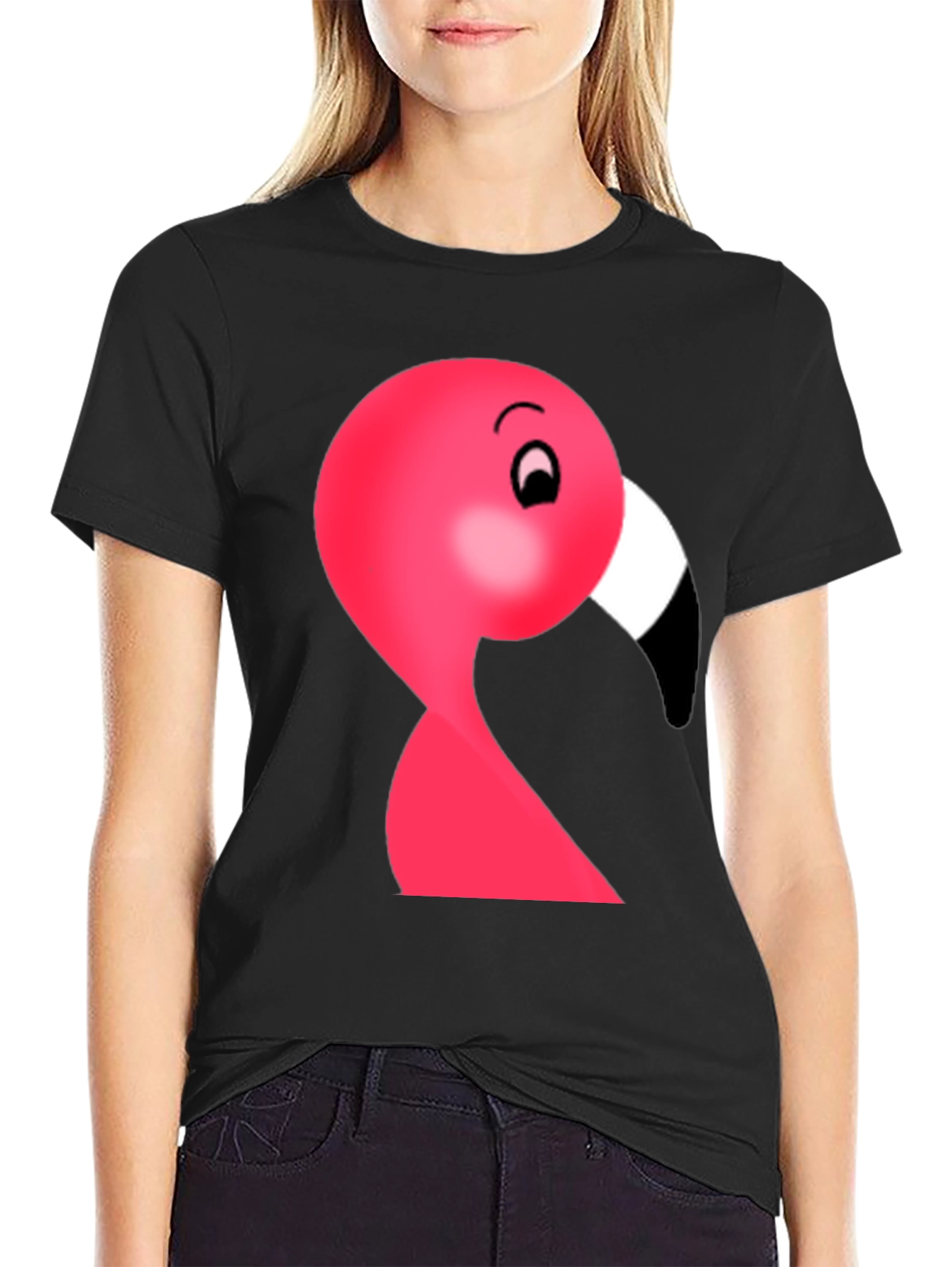 Black Flamingo Graphic Tee