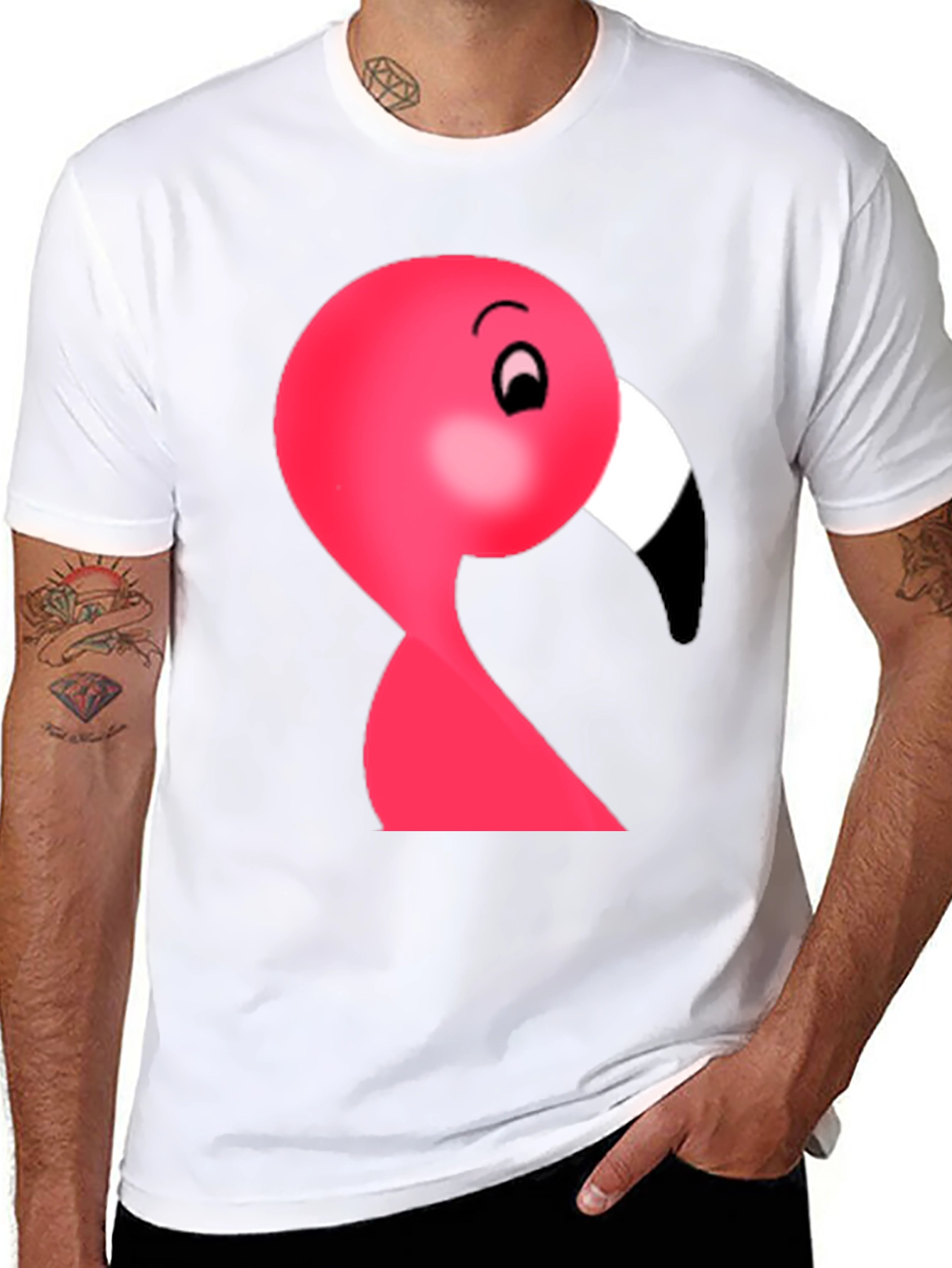 Black Flamingo Graphic Tee