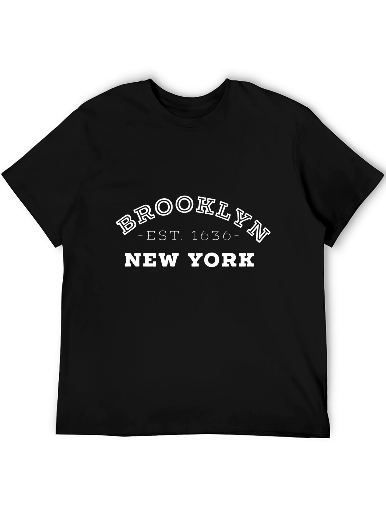 Brooklyn New York Black Graphic Tee