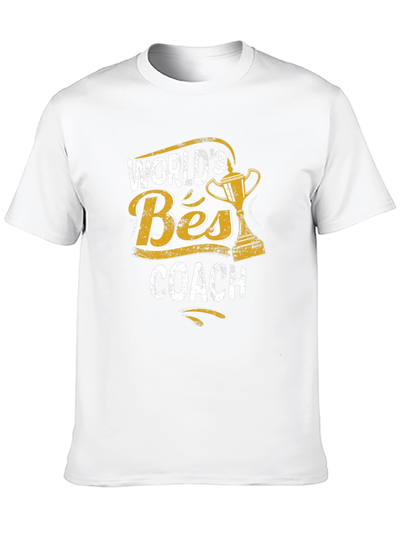 Worlds Best Coach Graphic T-Shirt - Black