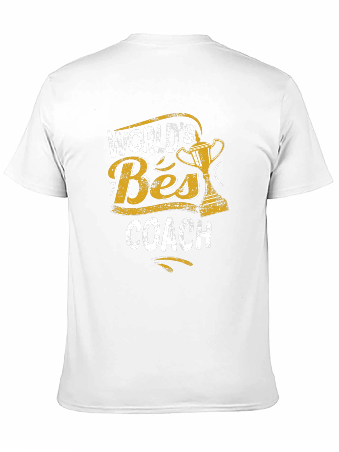 Worlds Best Coach Graphic T-Shirt - Black
