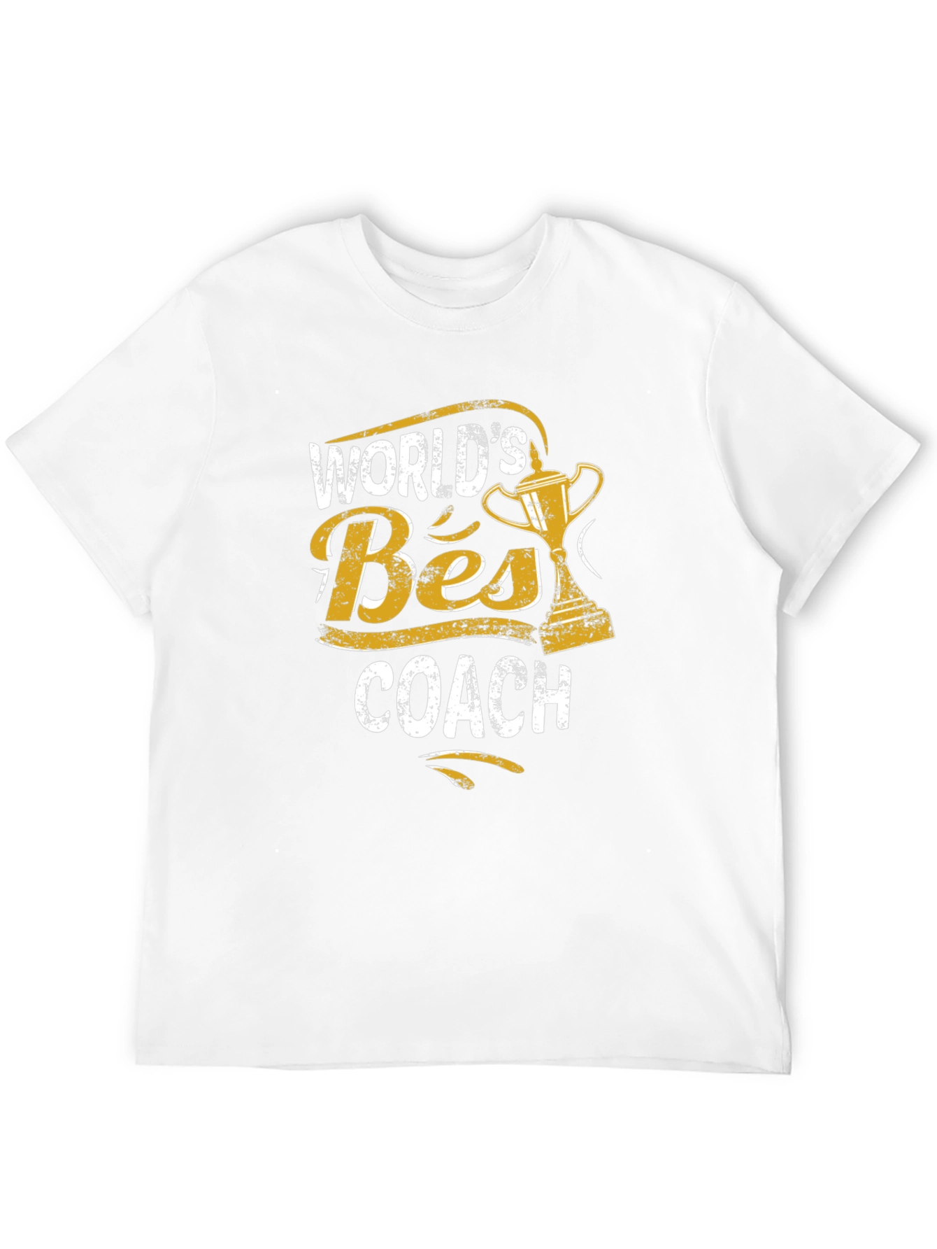 Worlds Best Coach Graphic T-Shirt - Black