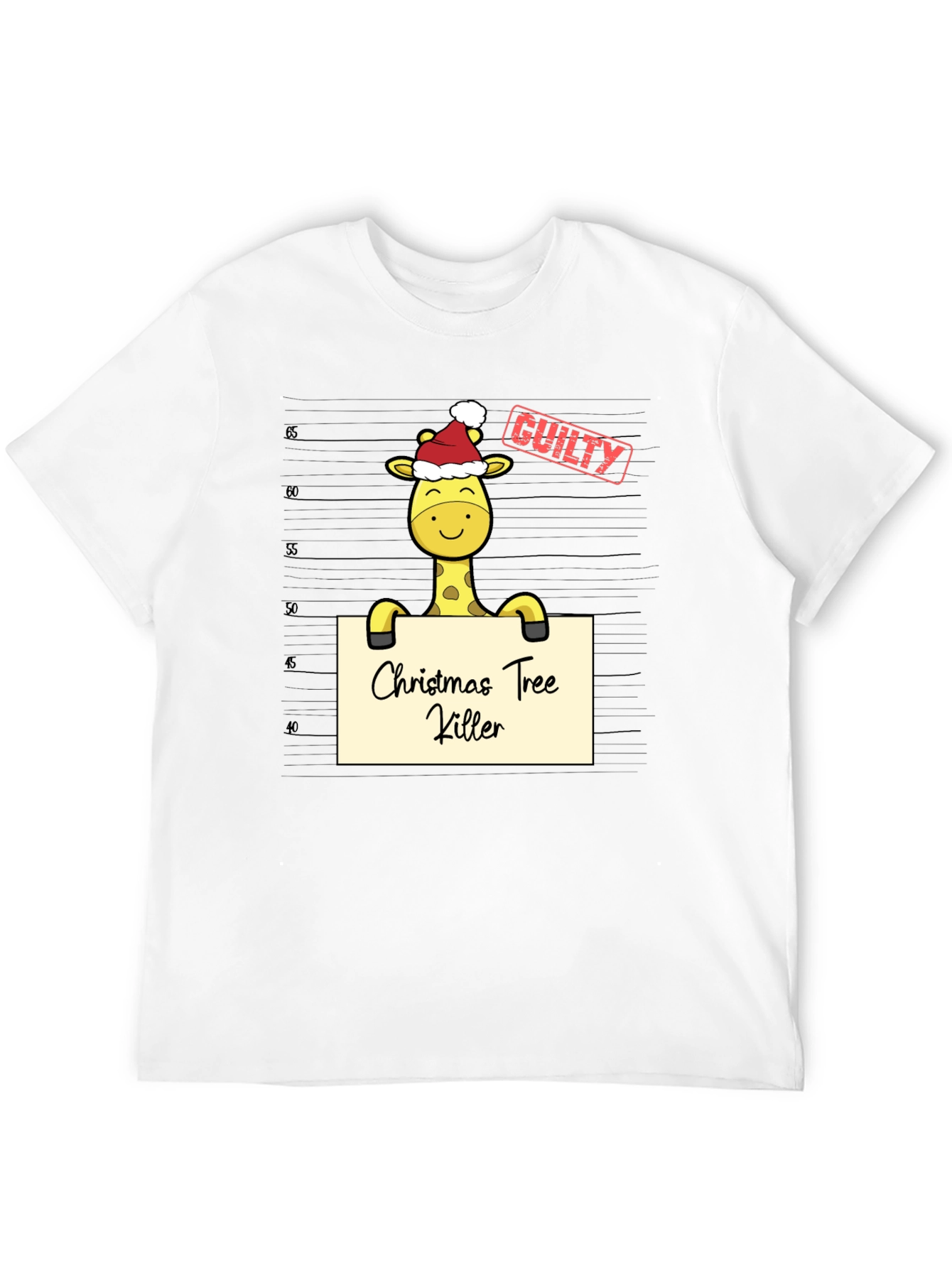 Christmas Tree Killer Giraffe Tee