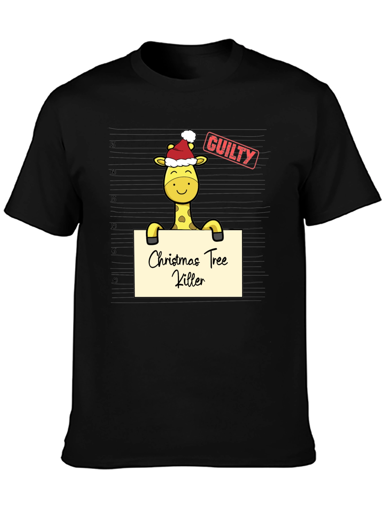 Christmas Tree Killer Giraffe Tee